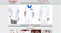 Desktop Screenshot of onursantekstil.com